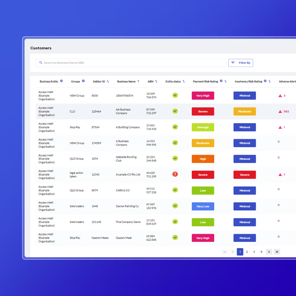screenshot of Access Monitor